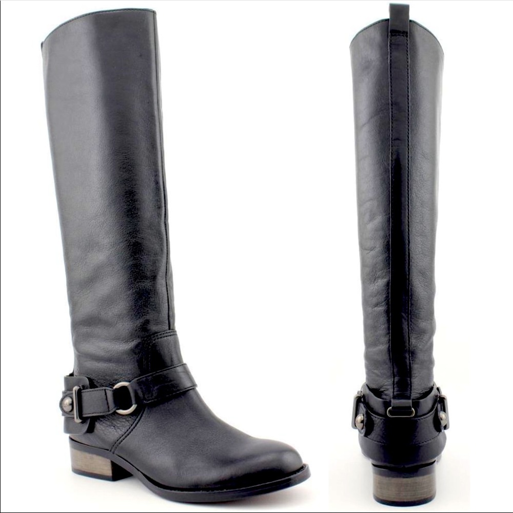 Coach Natale Black Riding Boots
